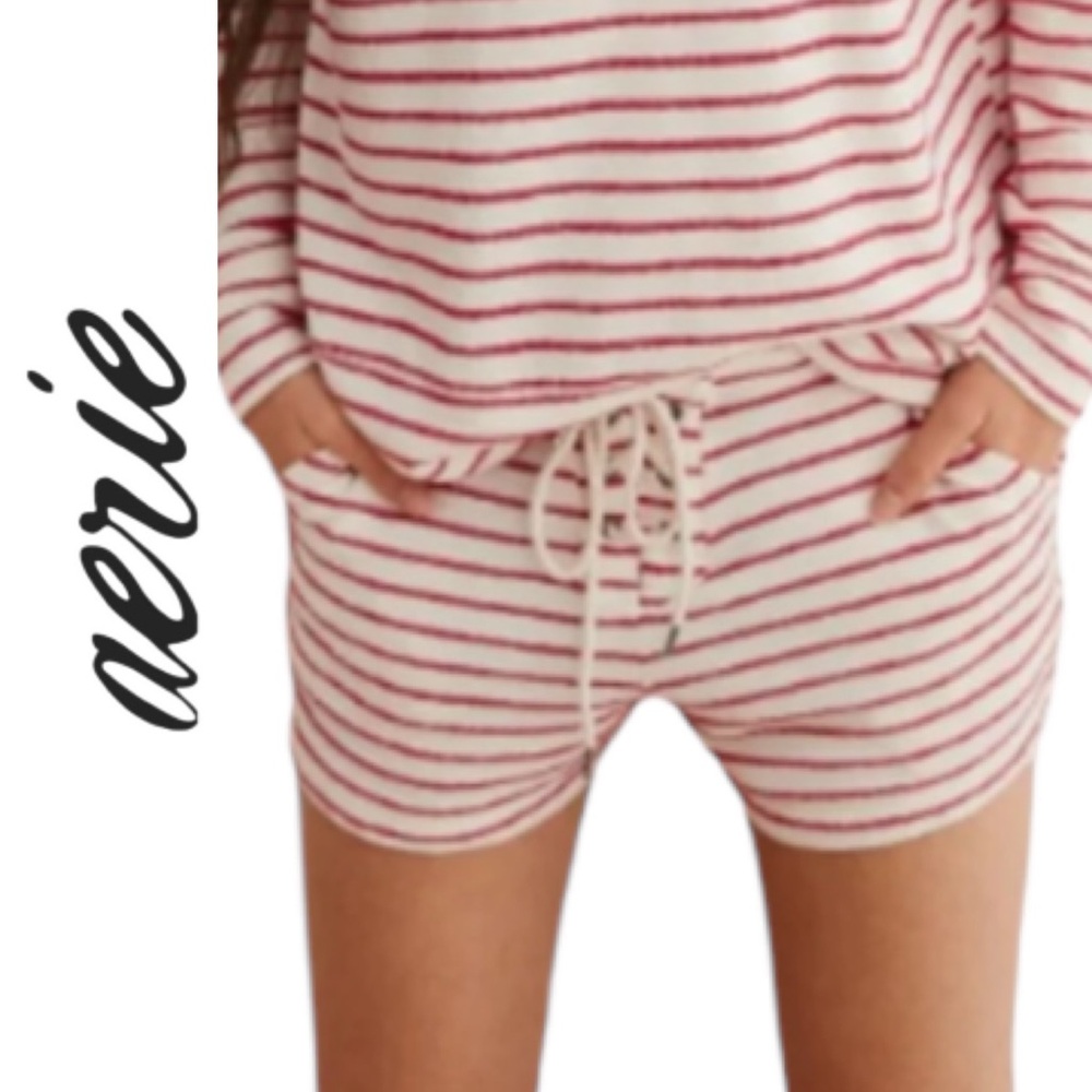AERIE➕Beach French Terry Shorts